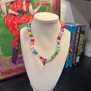 THE LIBRA MINI PINK MUSHROOM CHAIN